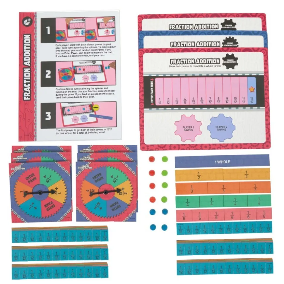 Think. Model. Learn.™ Math Center - Grades 4-5 - Fraction Addition