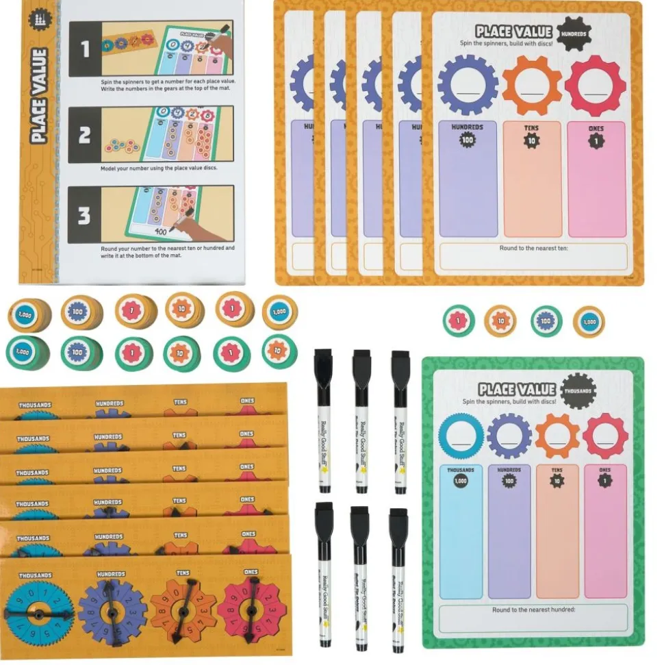 Think.Model.Learn.™ Math Center - Grades 2-3 - Place Value