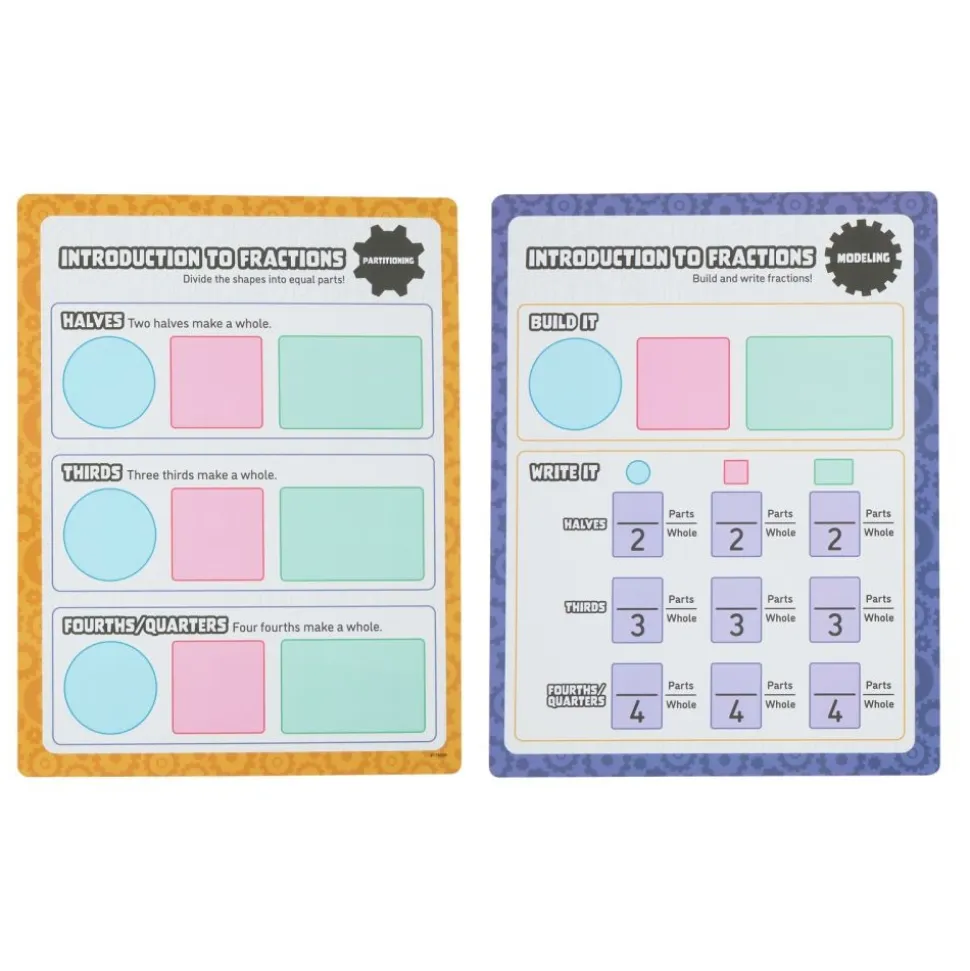 Think. Model. Learn.™ Math Center - Grades 2-3 - Introduction to Fractions