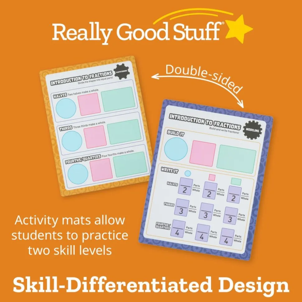 Think. Model. Learn.™ Math Center - Grades 2-3 - Introduction to Fractions