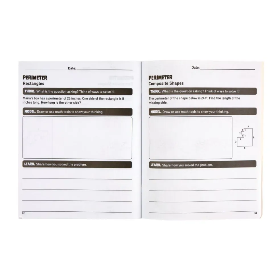 Think. Model. Learn.™ 2-3 Math Journals - Set of 12