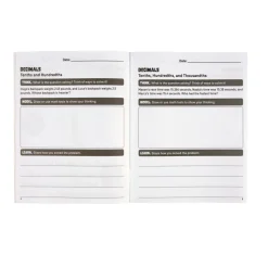 Think. Model. Learn.™ 4-5 Math Journals - Set of 12