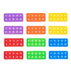 Think. Model. Learn.™ Ten Frame Pop Fidget - Set of 12