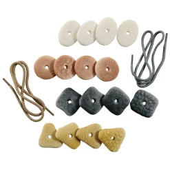 Threading Pebbles - Set of 16