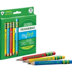 Ticonderoga® My First® My First Short Primary Colors 12 CT, Primary Assortment