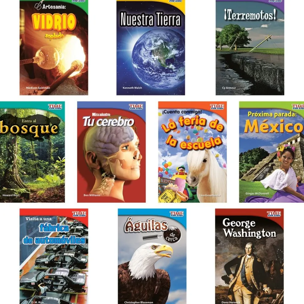 TIME FOR KIDS® Informational Text Grade 2 Spanish Set 1 10-Book Set