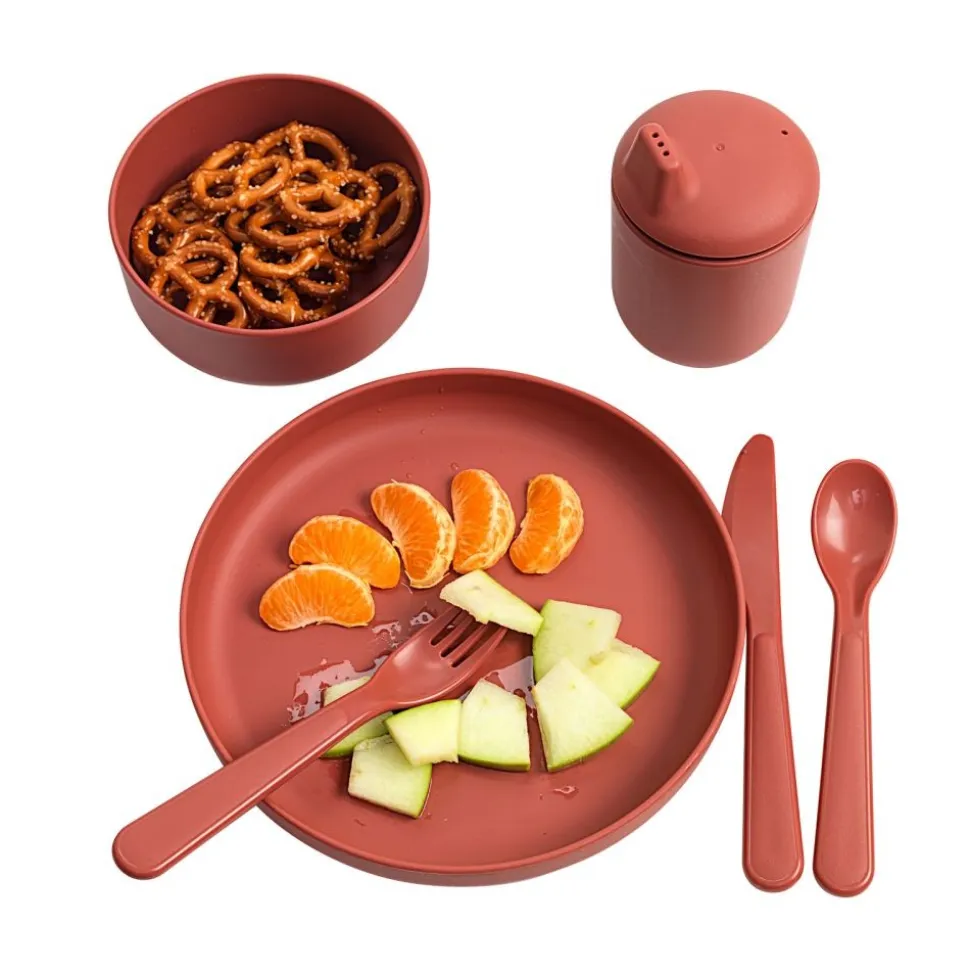 Tiny Bio-based Dinnertime Set for 8 - 56pcs