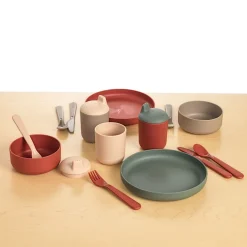 Tiny Bio-based Dinnertime Set for 8 - 56pcs