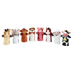 Toddler Hand Puppets - Set of 8