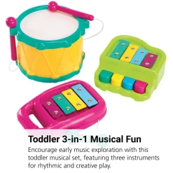 Toddler 3-in-1 Musical Set