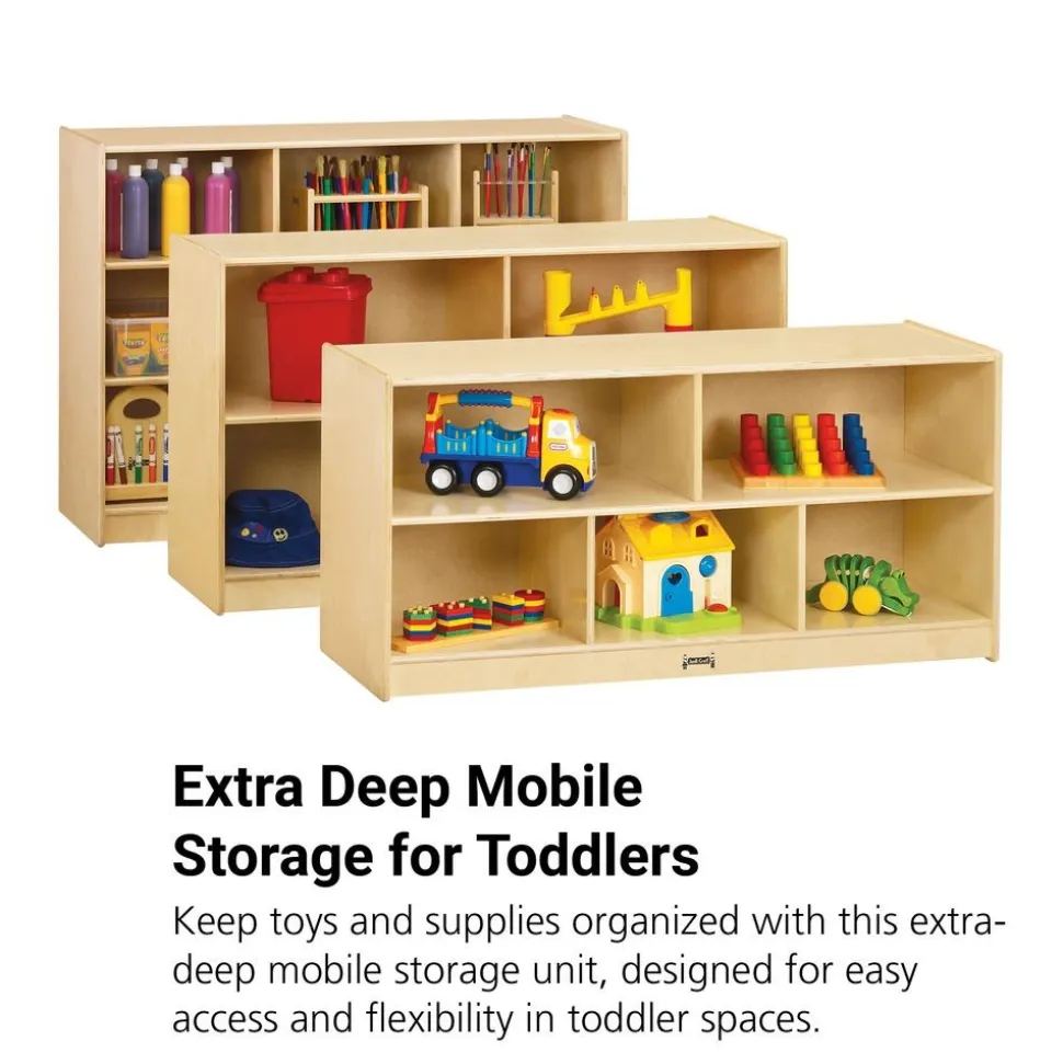 Toddler Mobile Shelving Unit