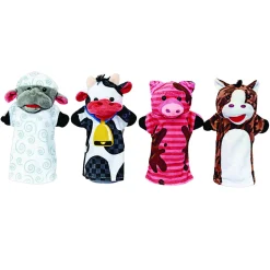Toddler Play Puppets - Farm Friends