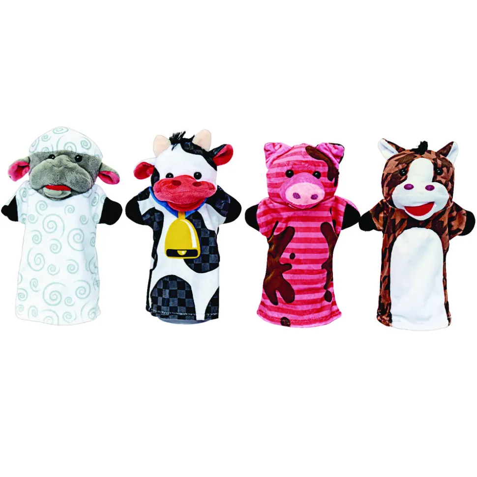 Toddler Play Puppets - Farm Friends