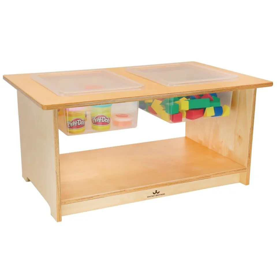 Toddler Sensory Table with Bins