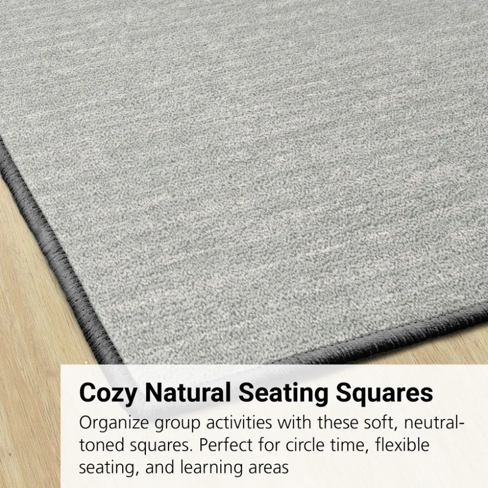 Tone on Tone Seating Squares, Set of 6 - Natural Colors