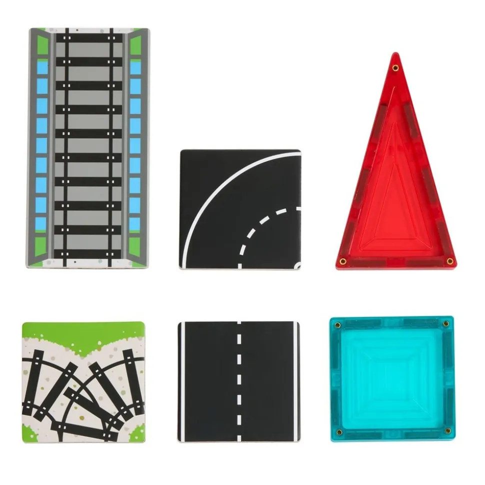 Train & Road Toppers with Tiles Kit - 226pcs