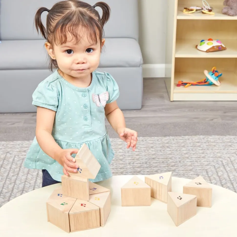 Triangle Block Sound Toy, 12pcs.