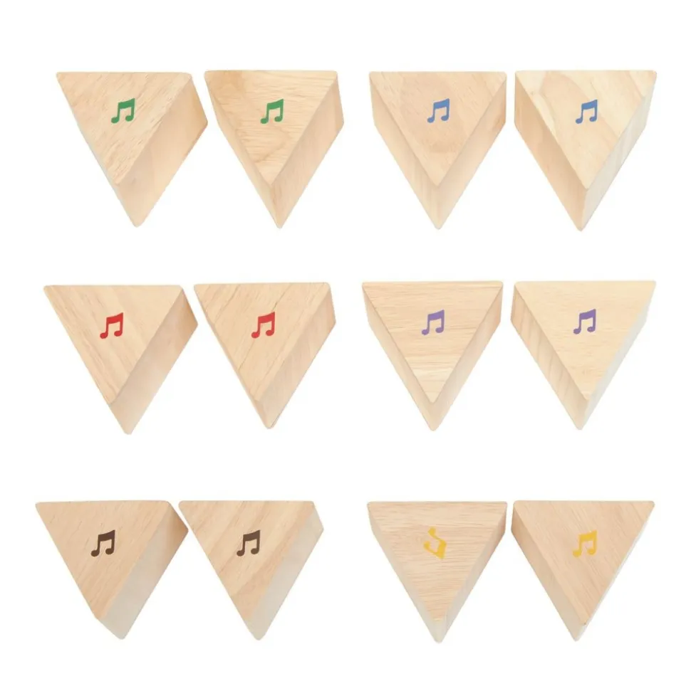 Triangle Block Sound Toy, 12pcs.