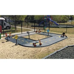 Trike Pedal Path with Stripes- Daytona Square