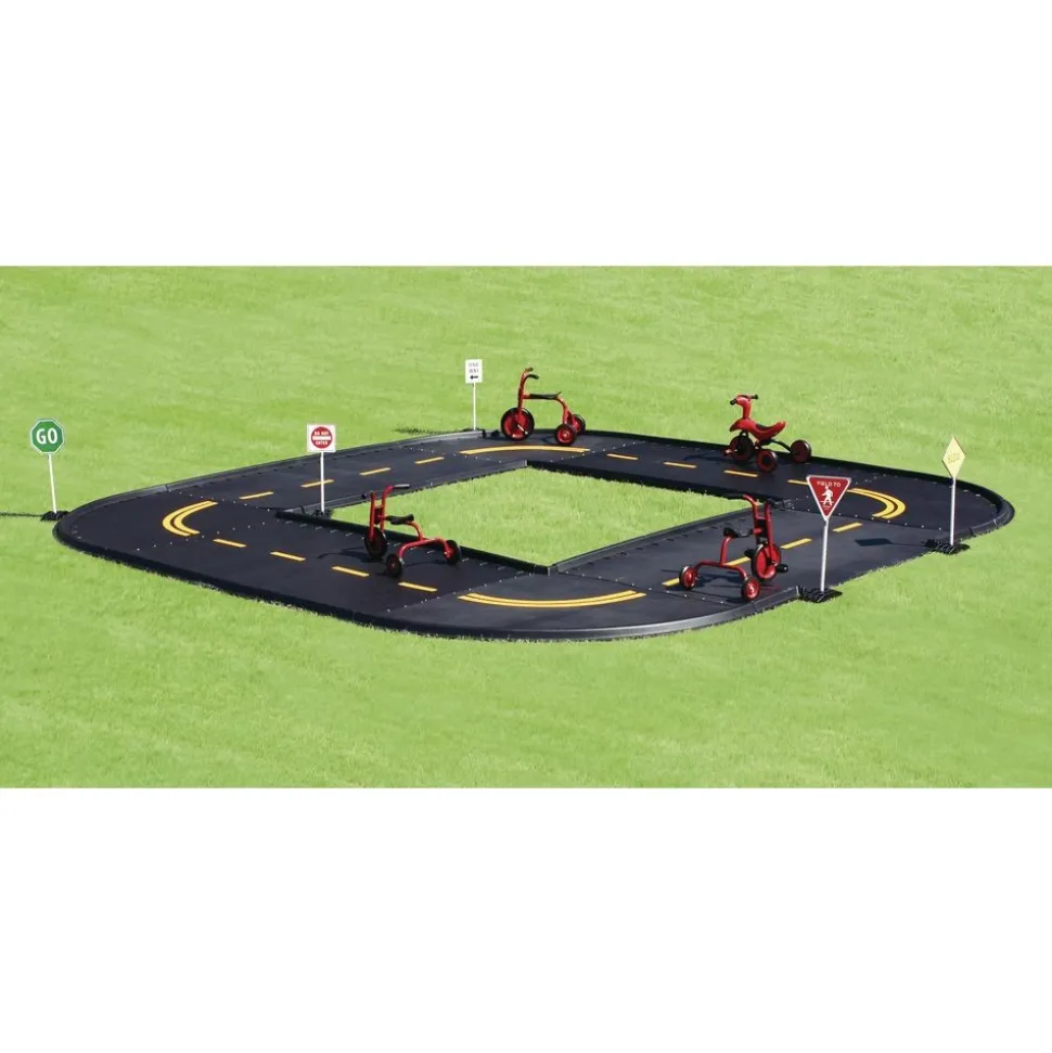 Trike Pedal Path with Stripes- Daytona Square