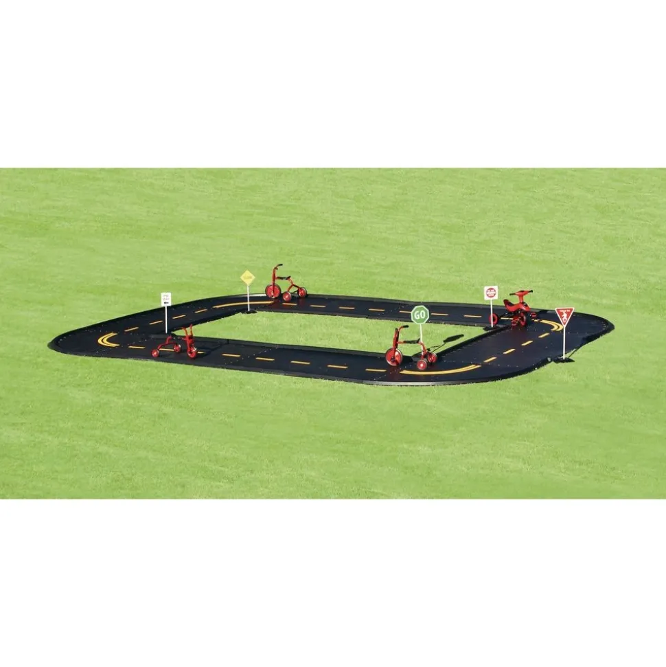 Trike Pedal Path with Stripes- Bristol Oval