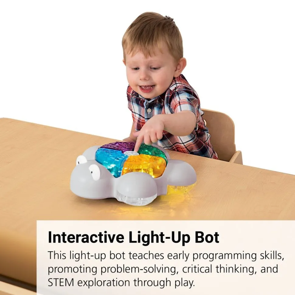 TTS Early Programming Light Up Glow and Go Bot