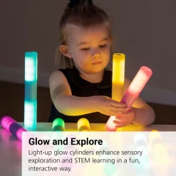 TTS® Light Up Glow Cylinders Set of 12