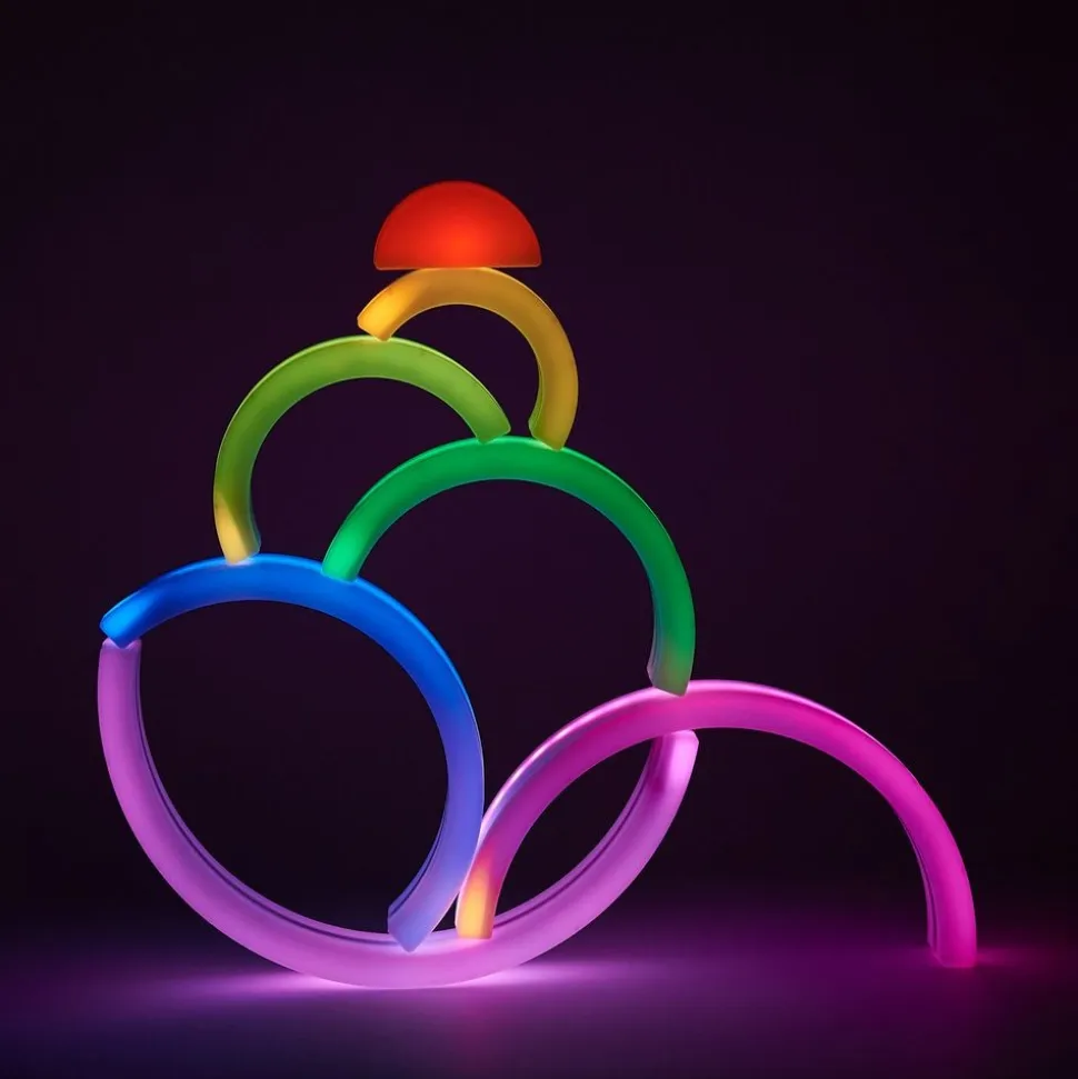 TTS® Rainbow Glow Arches - 7pk