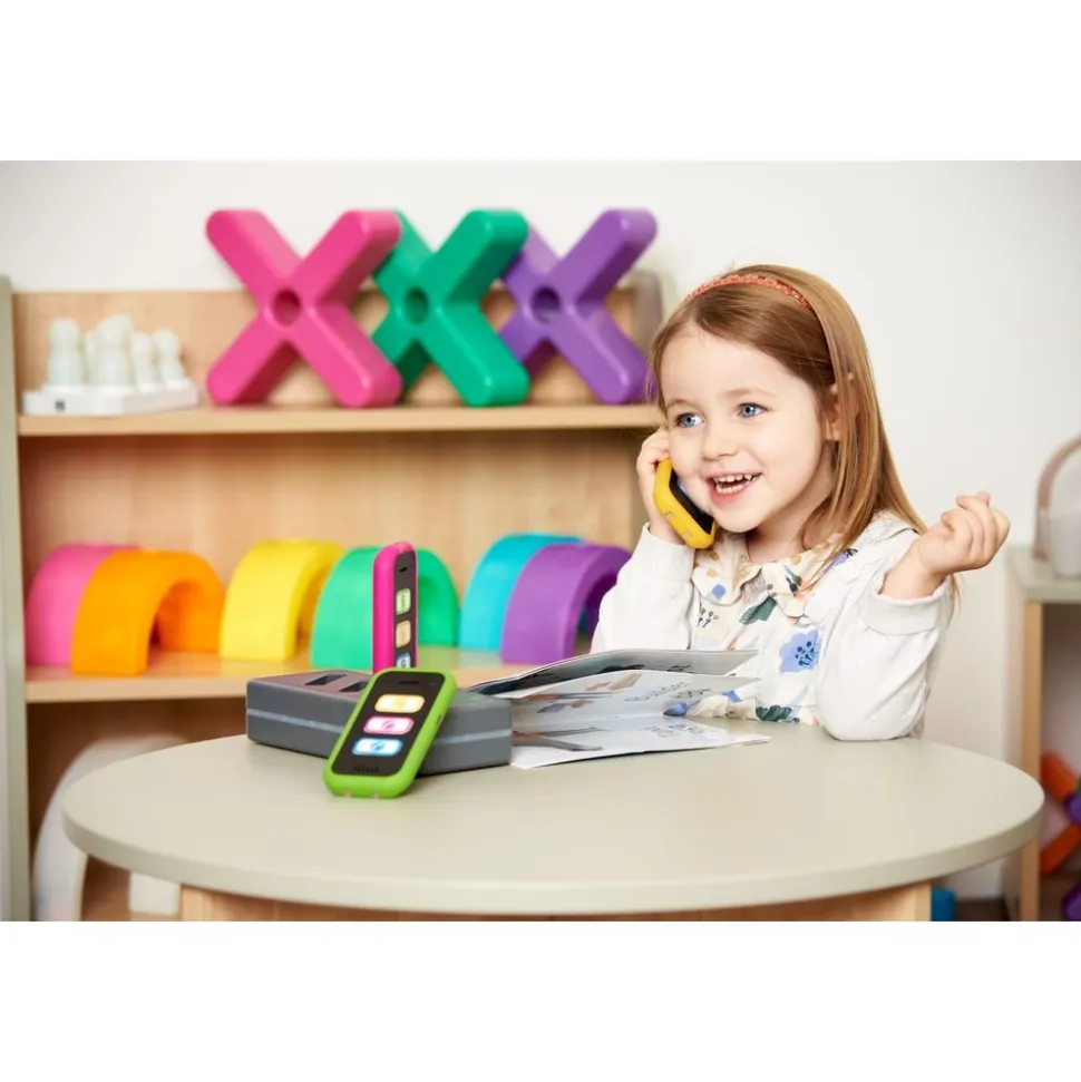 TTS® Rechargeable Mini Mobile Phones - 4pk