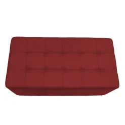 Tufted Rectangle Ottoman 16