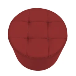 Tufted Round Ottoman 16