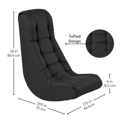 Tufted Soft Rocker - Black