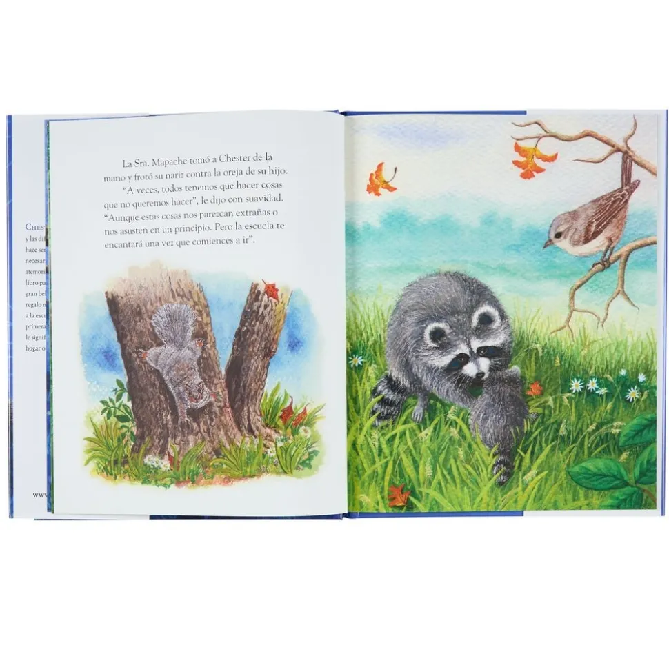Un Beso En Mi Mano (The Kissing Hand) Spanish Hardcover Book