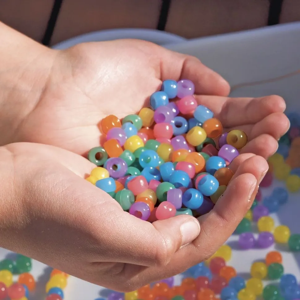 UV Color Changing Beads - 250 Beads Assorted Colors