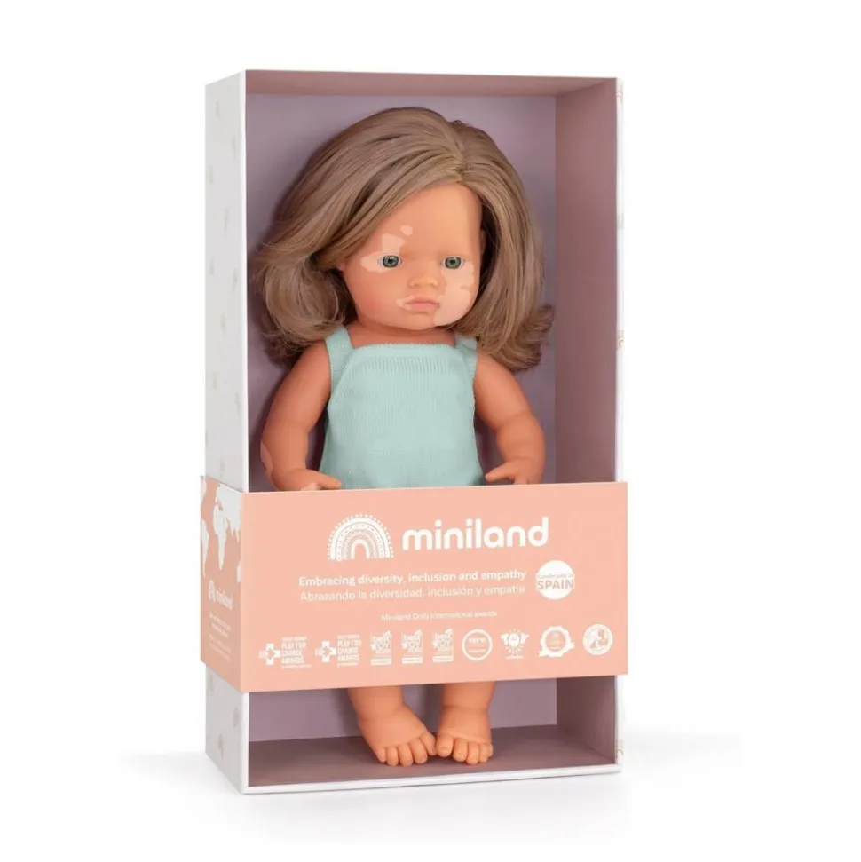 Vitiligo 15" Doll Caucasion Girl
