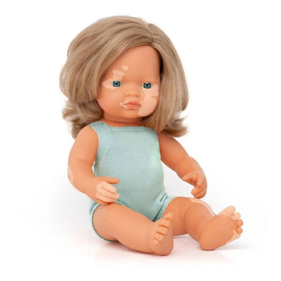 Vitiligo 15" Doll Caucasion Girl
