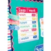 Watercolor Calendar Bulletin Board Set - 87 pcs