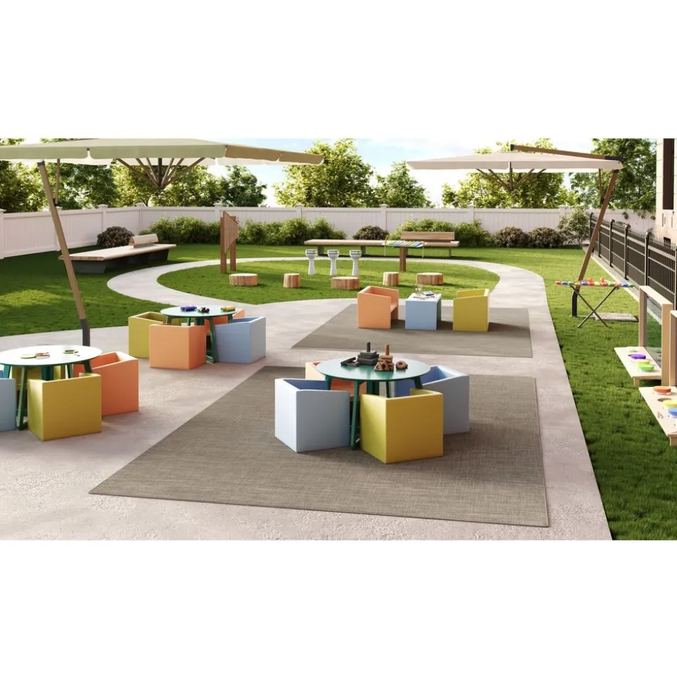 Water Mill 6' x 8'6" Indoor/Outdoor Rug in color Ridgeline