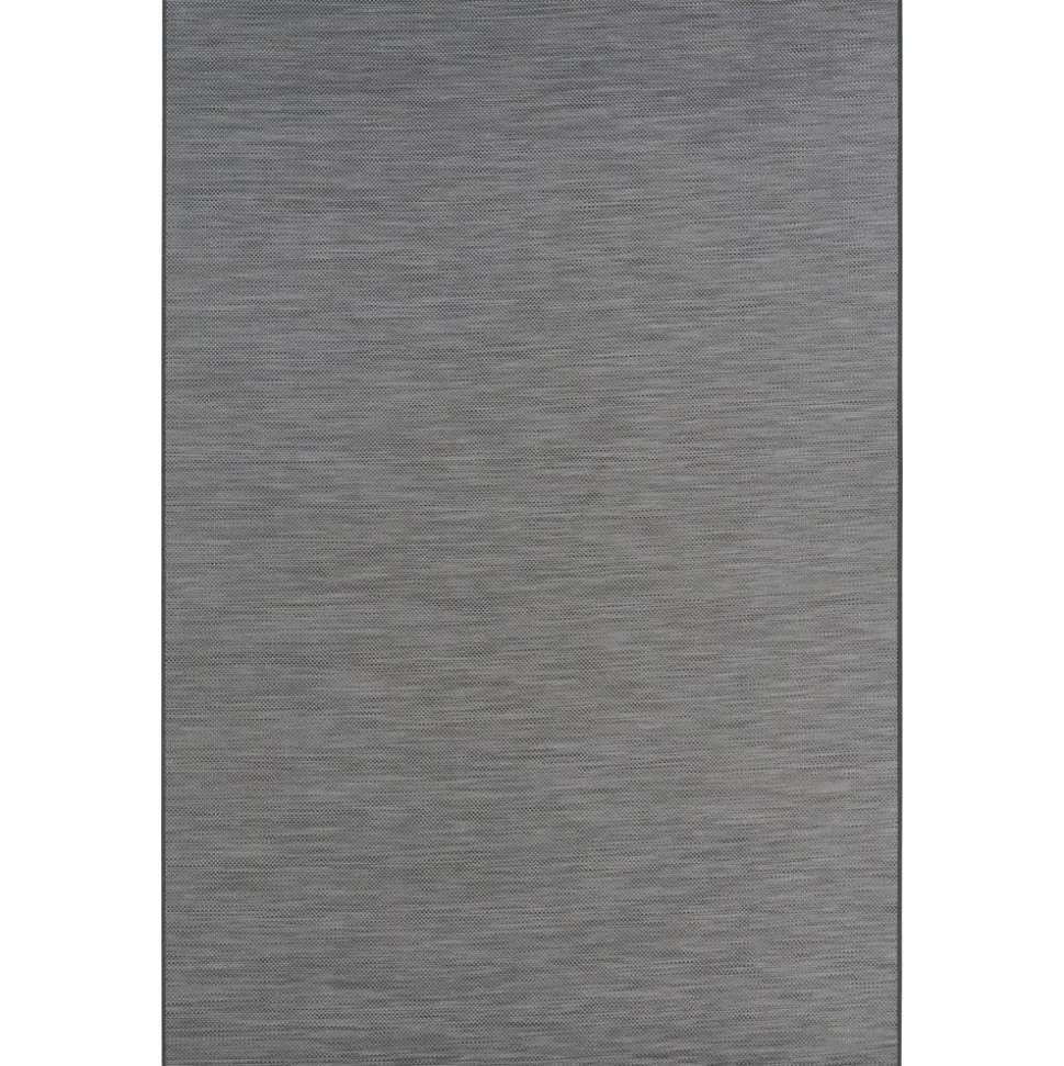 Water Mill 6' x 8'6" Indoor/Outdoor Rug in color Tungsten