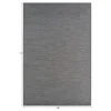 Water Mill 7'8" x 11" Indoor/Outdoor Rug in color Tungsten