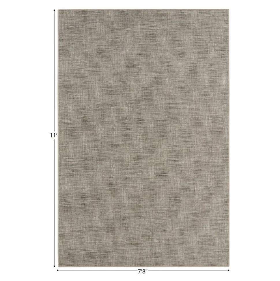 Water Mill 7'8" x 11" Indoor/Outdoor Rug in color Ridgeline