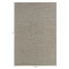 Water Mill 4'3" x 6' Indoor/Outdoor Rug in color Ridgeline