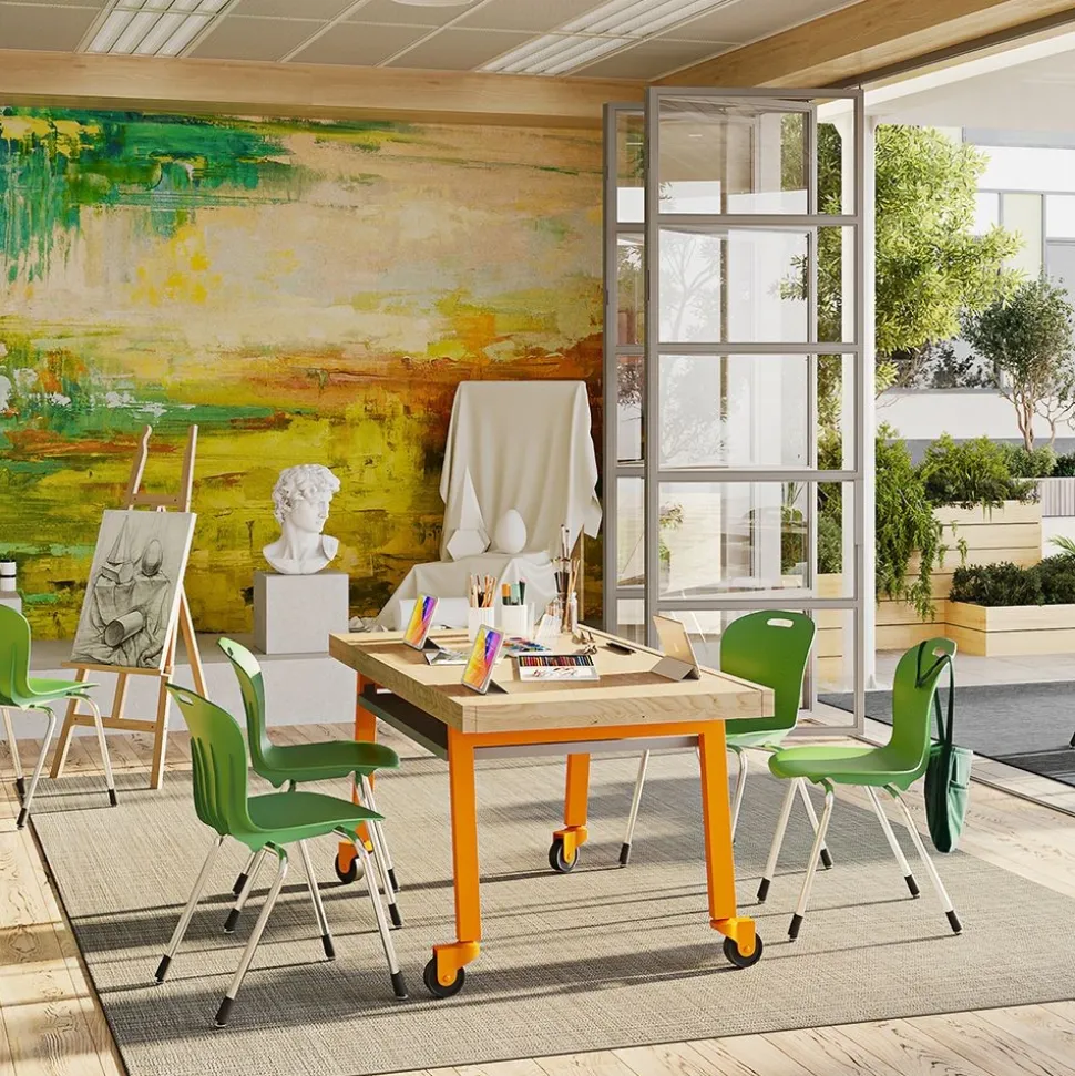 Water Mill 4'3" x 6' Indoor/Outdoor Rug in color Ridgeline