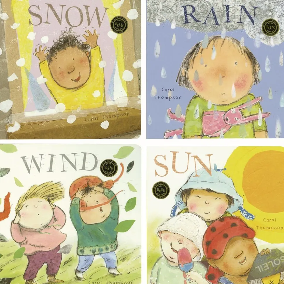 Weather Board Books Set of 4