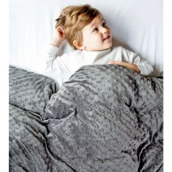 Weighted Grey Blanket - 10 lbs.