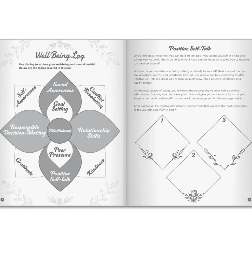 Well-Being Log - Set of 12