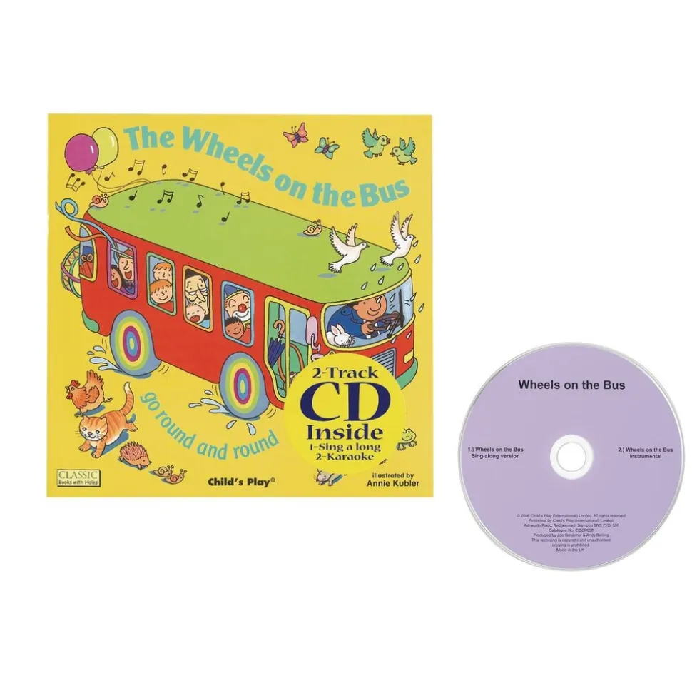 Wheels On The Bus Book & CD