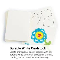 White Cardstock - 100 Sheets