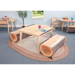 Whitney Brothers® Nature View Live Edge Log Bench - 10" H