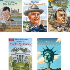 Who Are, Who Was, Where Is, What Was In American History - 10-book set